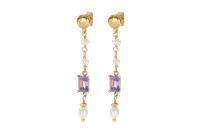 Orecchini Ishwara Donna in Argento Ametista ORUN4/AM - ORUN4/AM